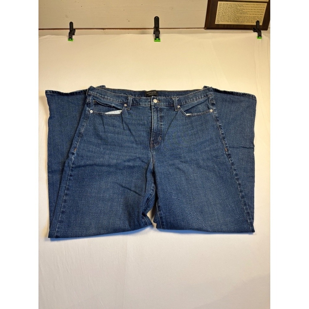 Banana Republic High Rise Barrel Leg Women's Jeans 33/16 Tall Blue Denim